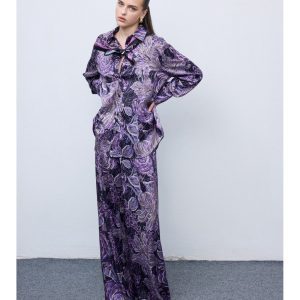 Ciel Concept Mosaic Mauve Anthesis Pyjama Set – Mauve Print