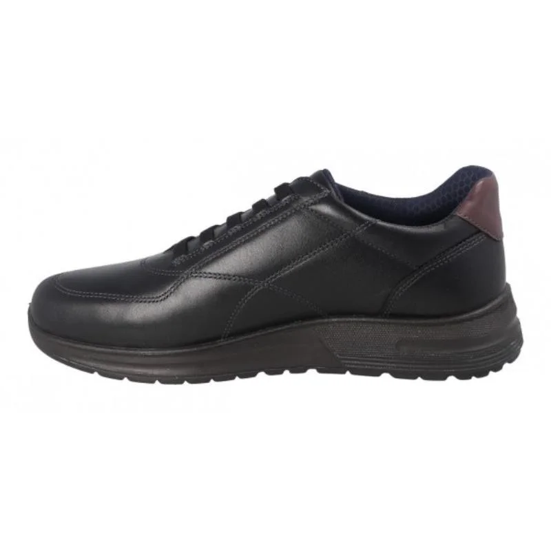36217 Δερμάτινα Ανδρικά Sneakers Luisetti Μαύρο - Image 4